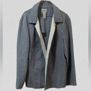 Vintage 70s Perceptions Charcoal Pinstripe Blazer